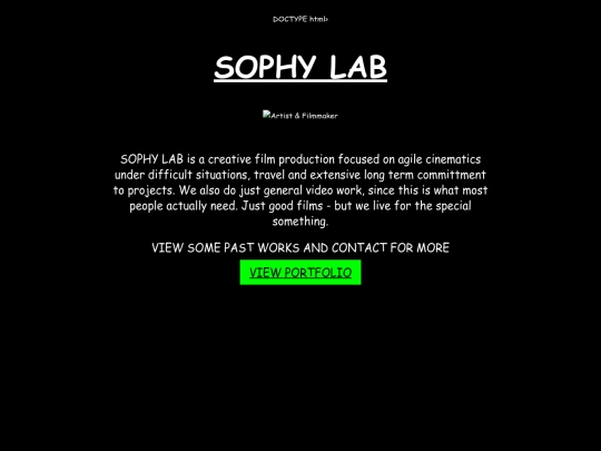 sophylab screenshot