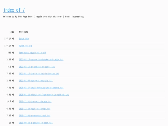 index screenshot