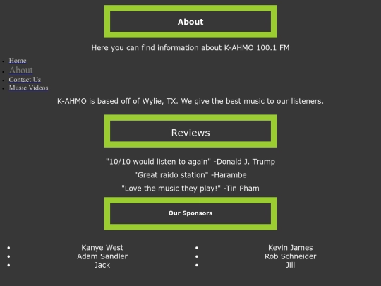 radio screenshot