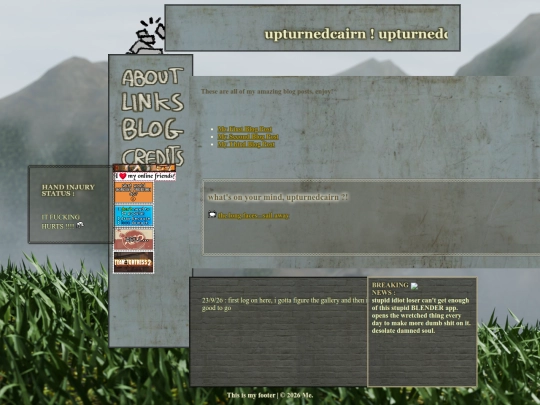 blog screenshot