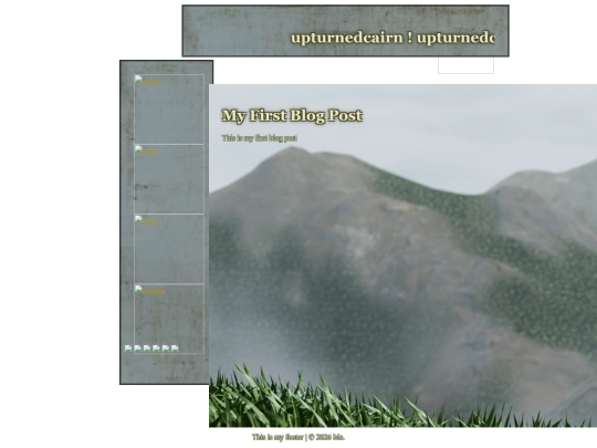 blog/myfirstpost screenshot