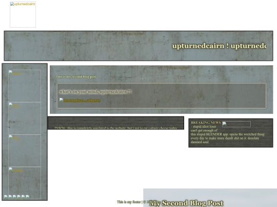 blog/mysecondpost screenshot
