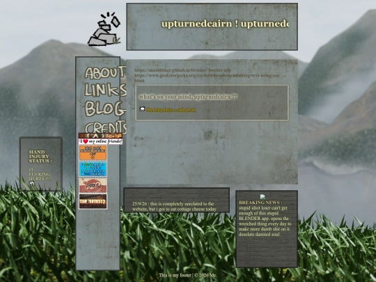 links screenshot