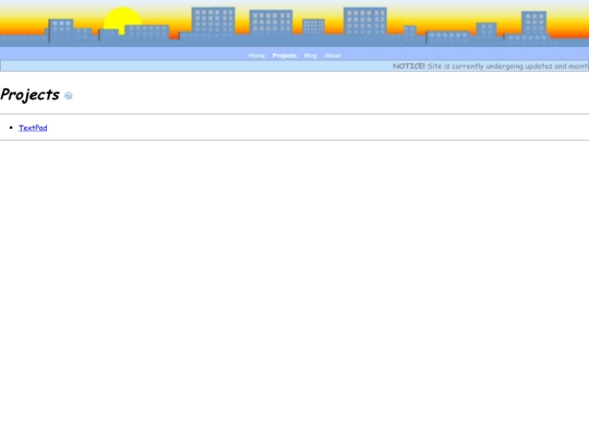 projects screenshot