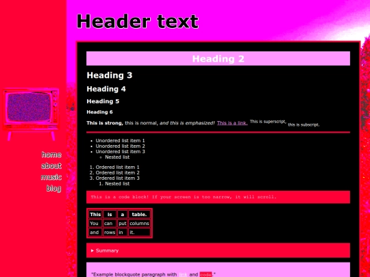 index screenshot