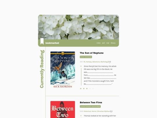 Zabe/bookshelf screenshot