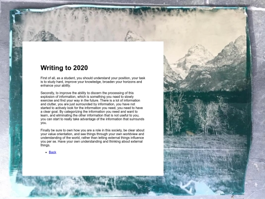 Writeto2020 screenshot