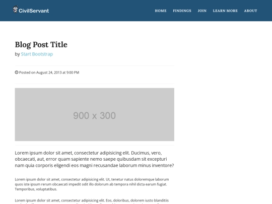 blog_template screenshot