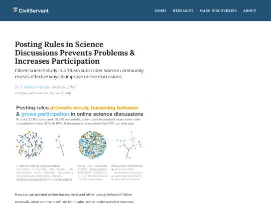 moderation_experiment_r_science_rule_posting screenshot