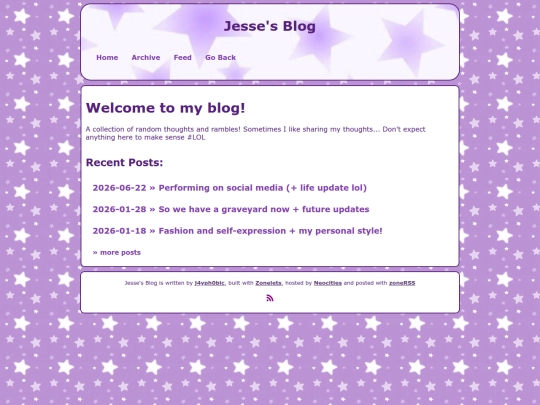 blog screenshot