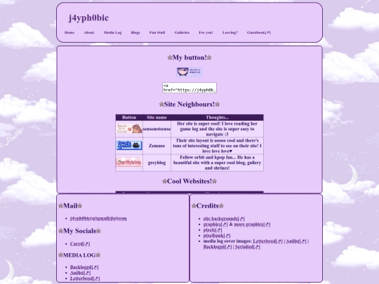 links screenshot