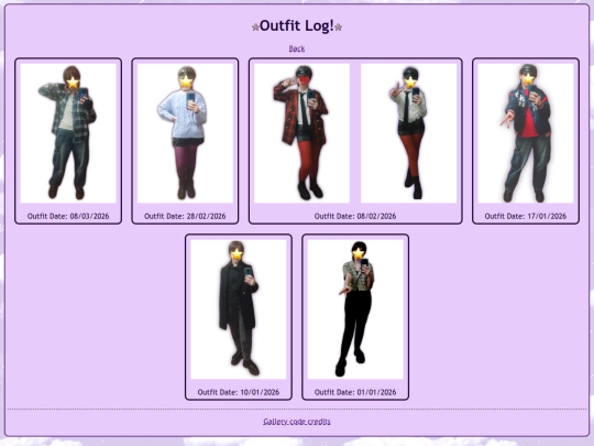 outfits screenshot