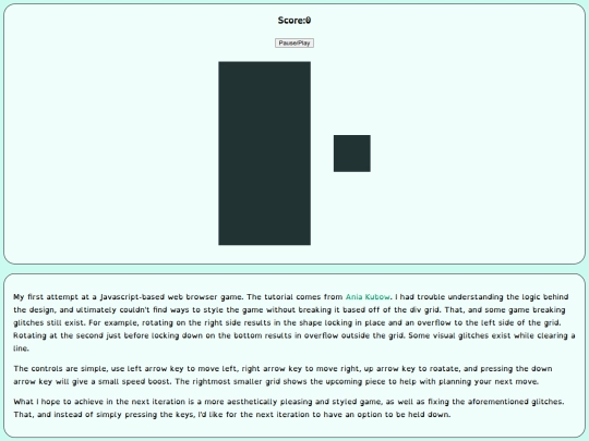firsttetris screenshot
