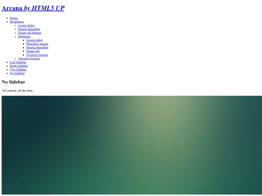 no-sidebar screenshot