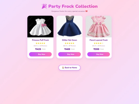 party-frock screenshot