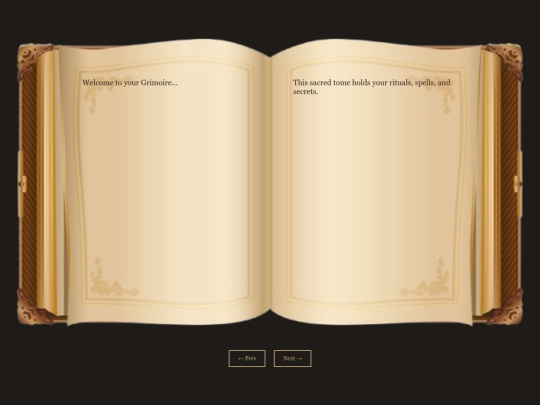 grimoire/test screenshot