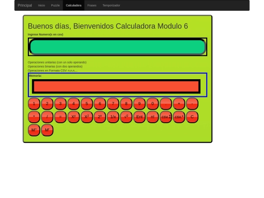 CAPITULO 6 CALCULADORA/Calculadora en Bootstrap screenshot