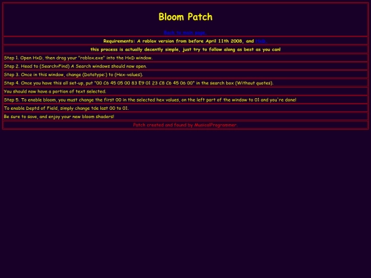 rmod/Bloom screenshot