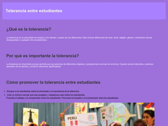 Tolerancia screenshot