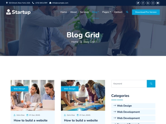 blog screenshot