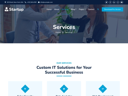 service screenshot