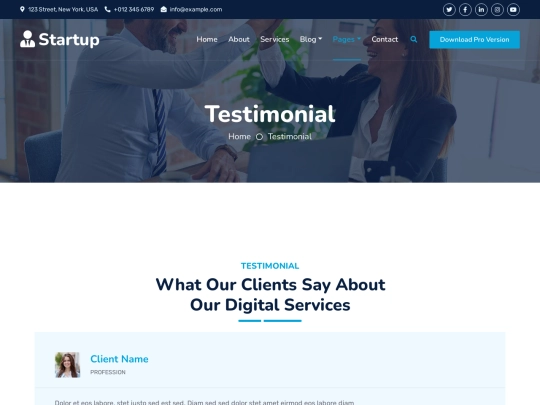 testimonial screenshot