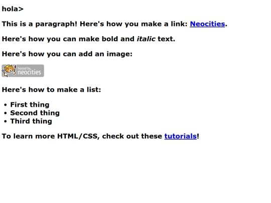 index screenshot