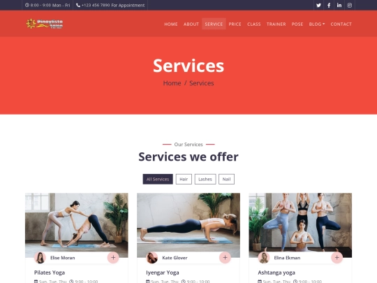 service screenshot