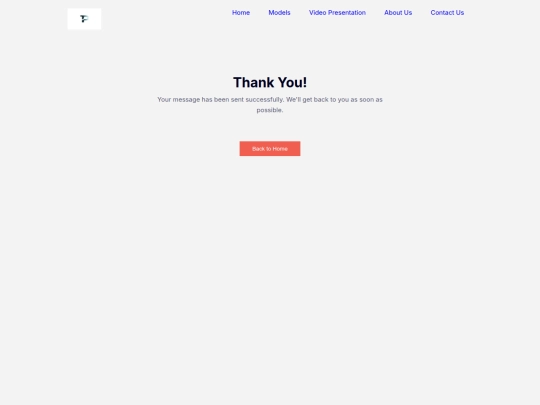 contact-success screenshot