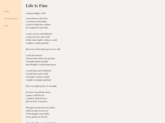 fave_poems/life_is_fine screenshot