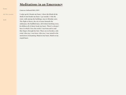 fave_poems/meditations_emergency screenshot