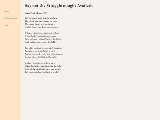 fave_poems/say_not_struggle screenshot