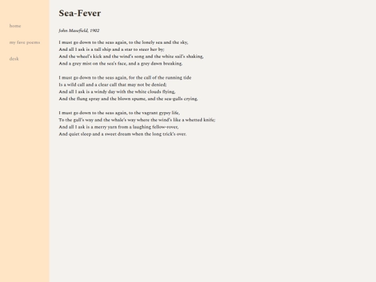 fave_poems/sea-fever screenshot