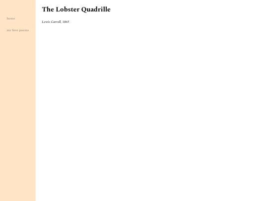 fave_poems/template screenshot