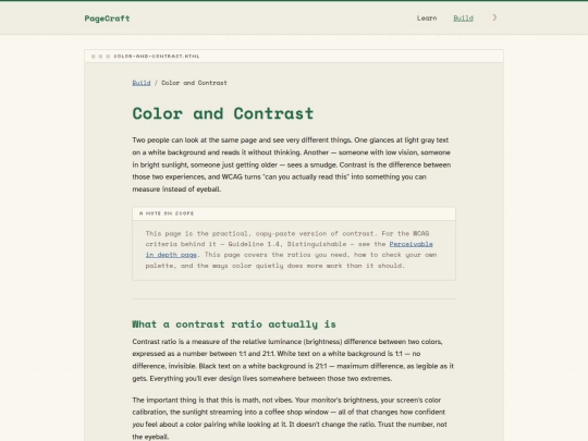 build/color-and-contrast screenshot