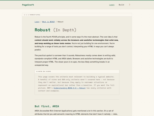 learn/robust screenshot
