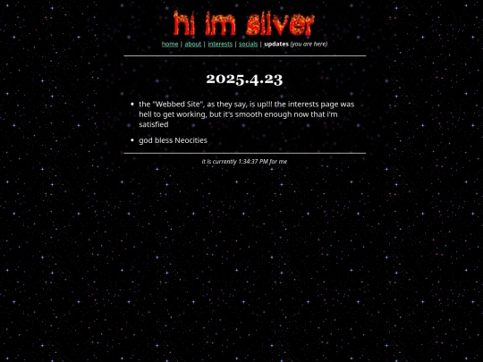 updates screenshot