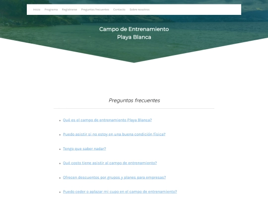 pages/preguntas screenshot