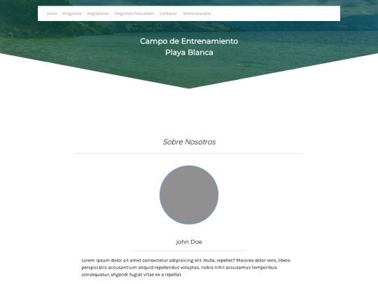 pages/sobreNosotros screenshot