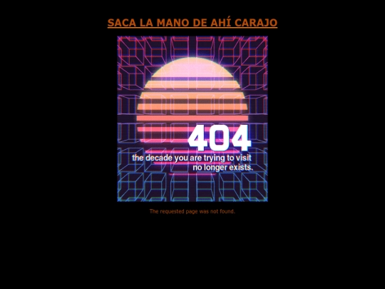 not_found screenshot