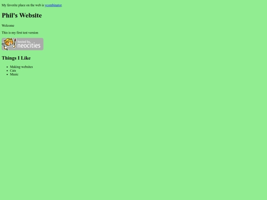 index screenshot