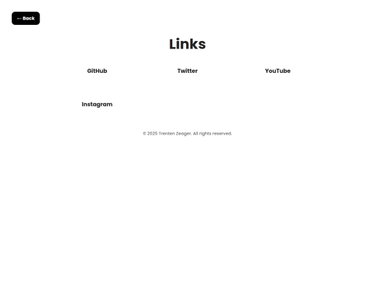 links screenshot