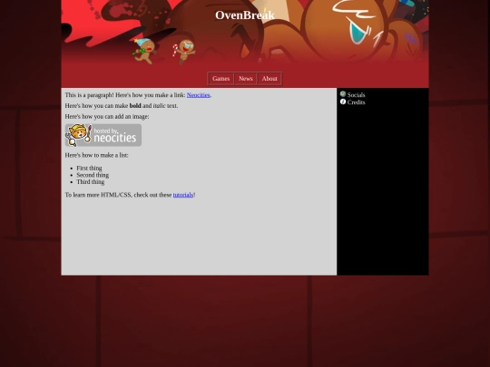 template screenshot