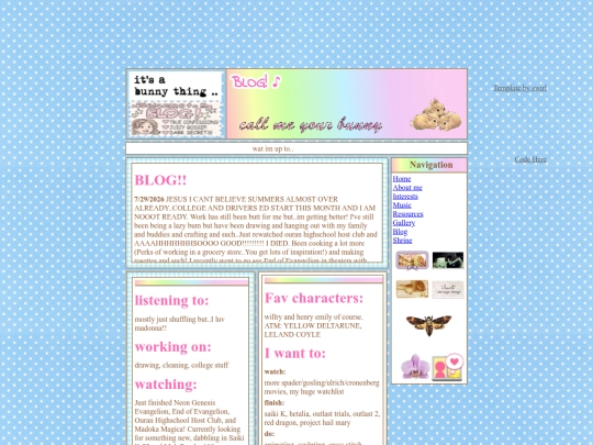 blog screenshot