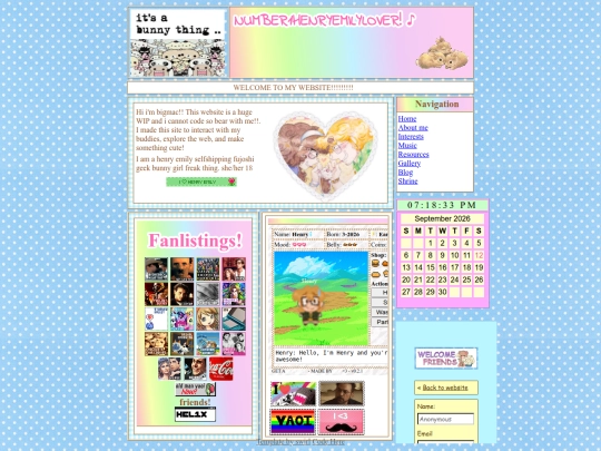 index screenshot