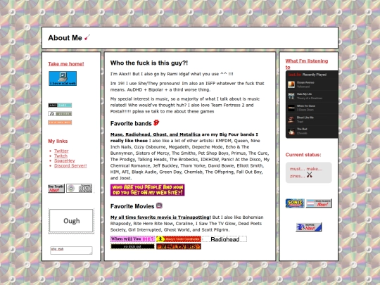 aboutme screenshot