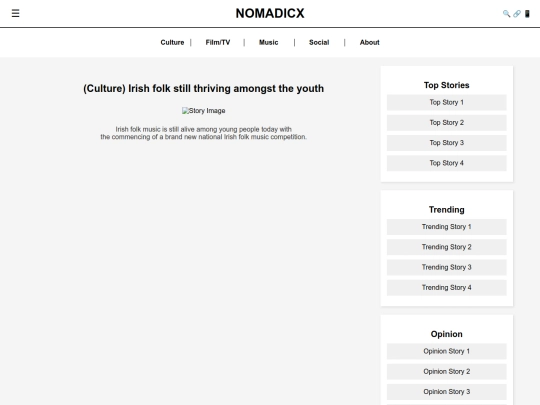 Culture News Story screenshot