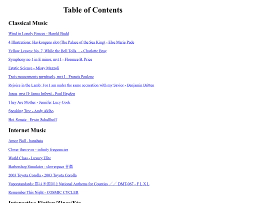 toc screenshot
