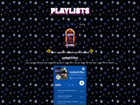 playlist screenshot