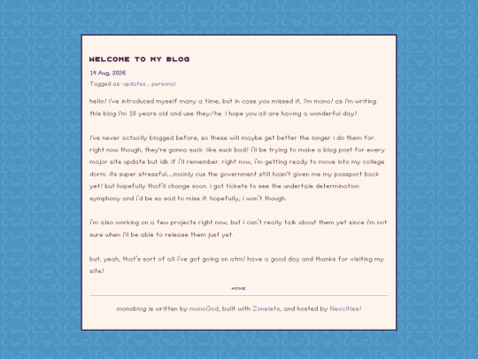 posts/2026-08-14-Welcome-to-My-Blog screenshot